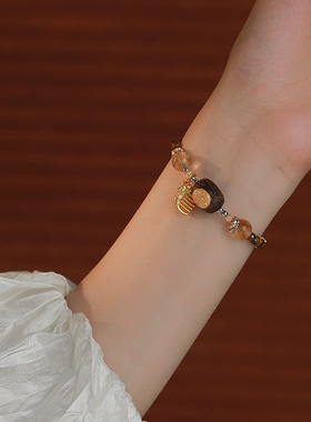 饰悟女天然沉香新中式精致新款