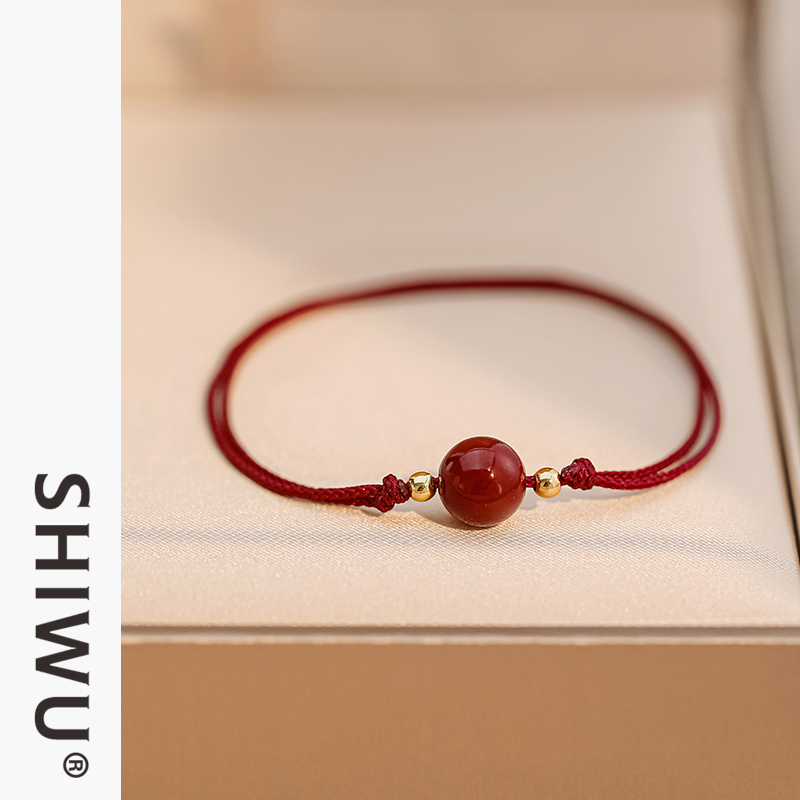 饰悟银饰朱砂手链编织饰品兔年本命年红绳手链女新年本命年红手绳,淘宝优惠券,粉丝福利购,淘宝优惠卷