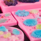 Новая любовь DIY Crystal Drop Пластиковая плесень лебедя корона цветок розовая роза