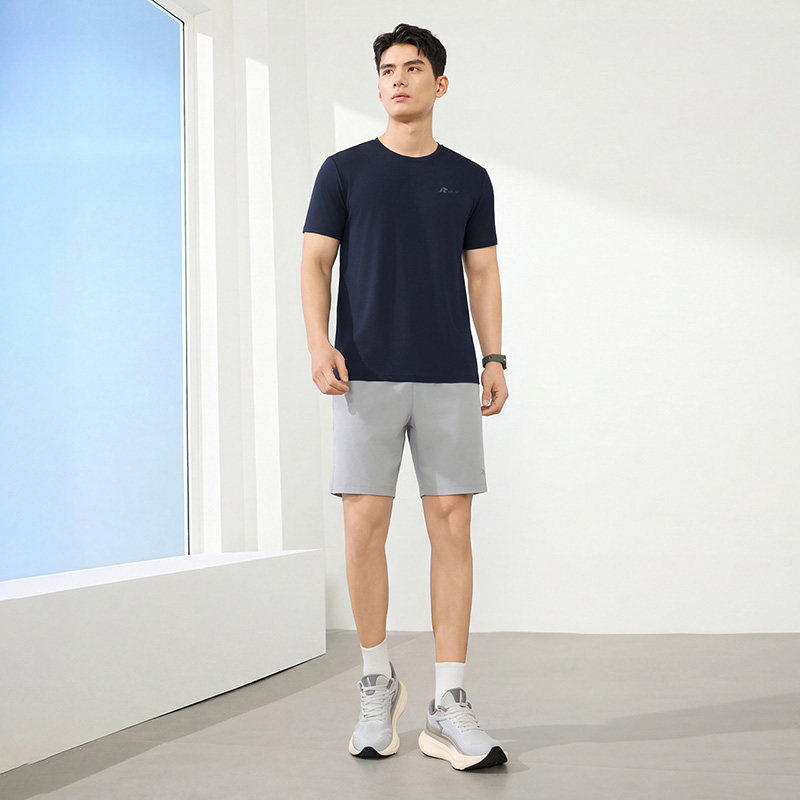 361短袖男装2026夏季新款透气凉爽速干圆领T恤舒适上衣男士短T