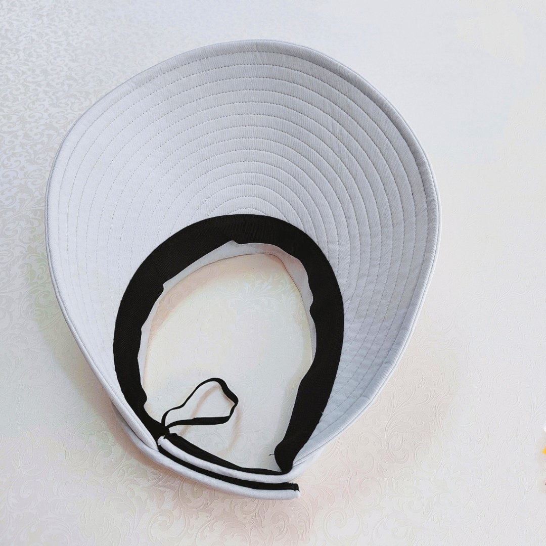 同款夏季防晒帽男女同款防紫外线加长帽檐可折叠轻便大帽沿空顶帽,淘宝优惠券,粉丝福利购,淘宝优惠卷