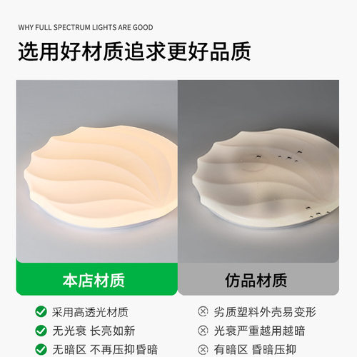 客厅灯吸顶灯北欧现代简约温馨主卧室灯中山灯具甜甜圈儿童房灯 - 图2