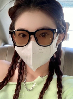 ins复古防紫外线墨镜2025新款