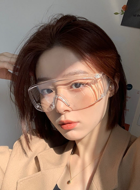 极简透明，骑行防风护目镜
