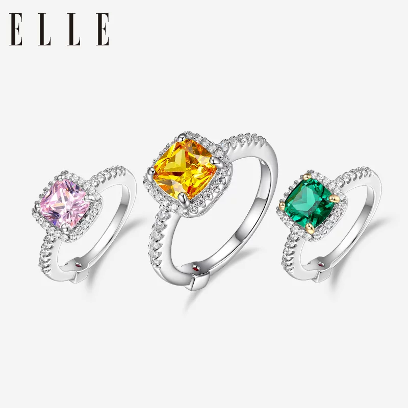 Кольцо ELLE Yellow Crystal Caibao для мамы