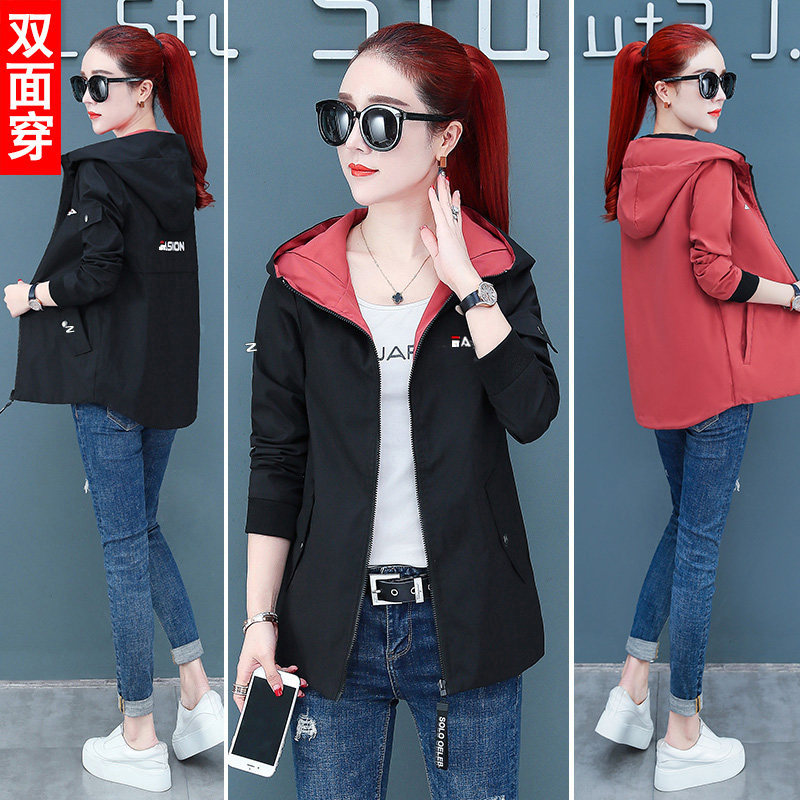 短款春秋百搭2020秋装新款棒球服 韩梦天城短外套