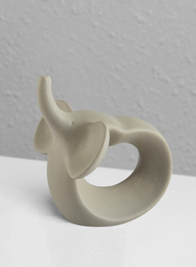 再发现简约陶瓷北欧小动物摆件