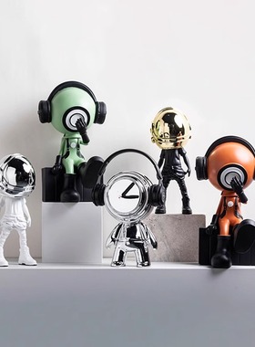 现代简约太空人摆件艺术工艺品