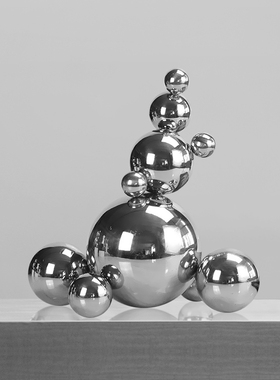 再发现不锈钢摆件现代软装创意
