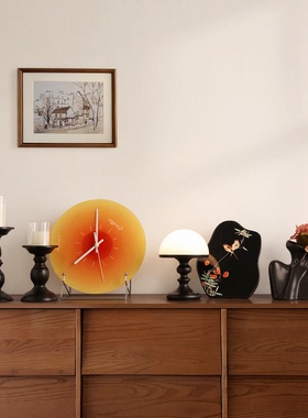 再发现中古风客厅玄关柜装饰摆件