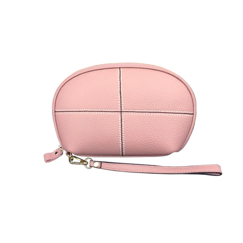 Вместительная и большая демисезонная кожаная маленькая сумка клатч, коллекция 2021, из натуральной кожи