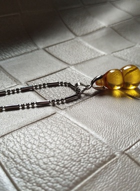 水晶锆石紫色简单大方葫芦吊坠