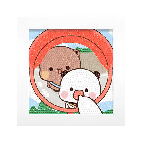 网红新款布布一二钻石贴画儿童手工diy制作材料包情侣款砖石画女 - 图3