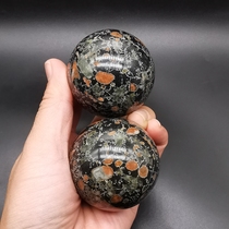 Luoyang Plum Jade Handmade Jade Handball jade Handball Elder Massage Ball Hand Grip HAND GRIP PLAY BALL DELIVERY MIDDLE-AGED AND ELDERLY REHABILITATION BALL
