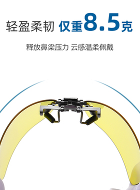 墨镜变色夹片式开车专用防远光灯