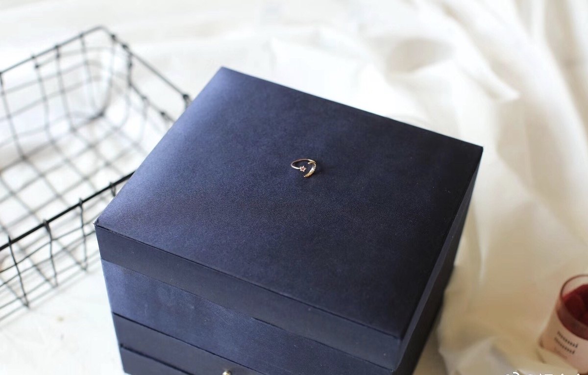 ht肌肤之钥新品欧式简约收纳首饰盒 韩缇雅首饰盒