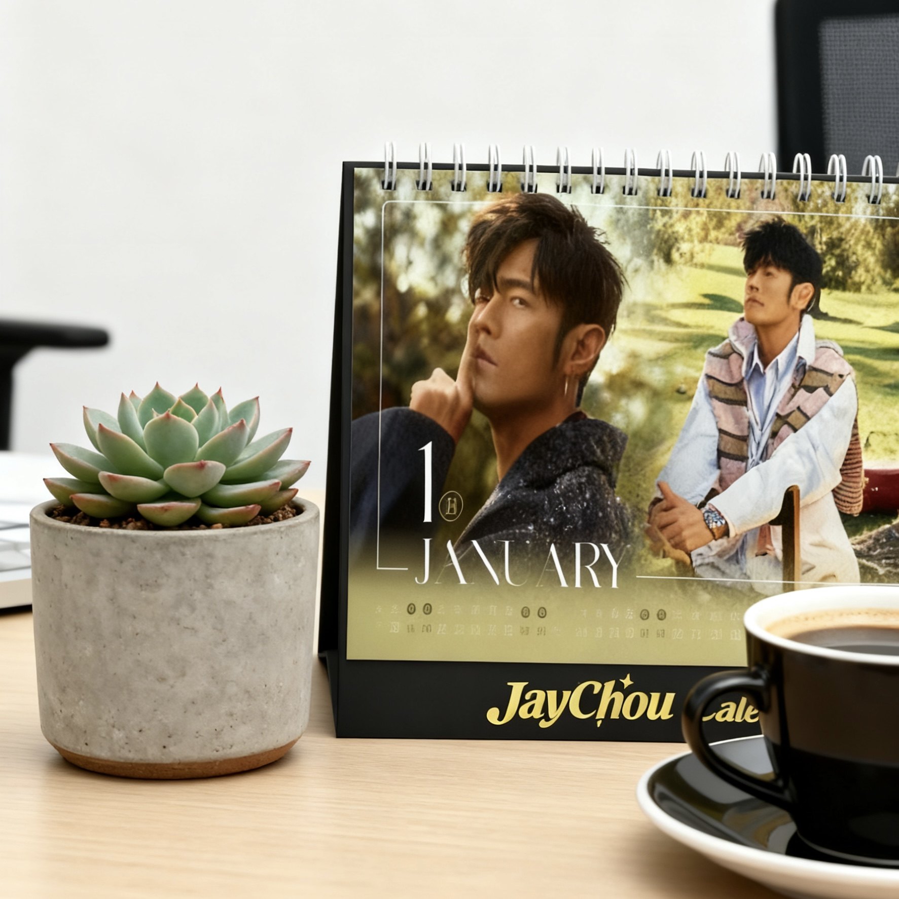 周杰伦2026年新年台历全新桌面日历 杰迷收藏情人节礼物,淘宝优惠券,粉丝福利购,淘宝优惠卷