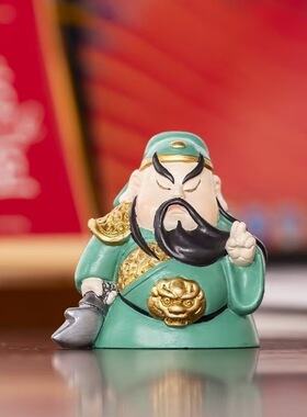 福禄寿喜财神爷摆件情绪稳定治愈小礼物办公室工位装饰品解压神器