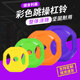 Fitness barbell women's butt training set men's home children's jump exercise weightlifting squat equipment cast iron rubber-coated dumbbell pieces