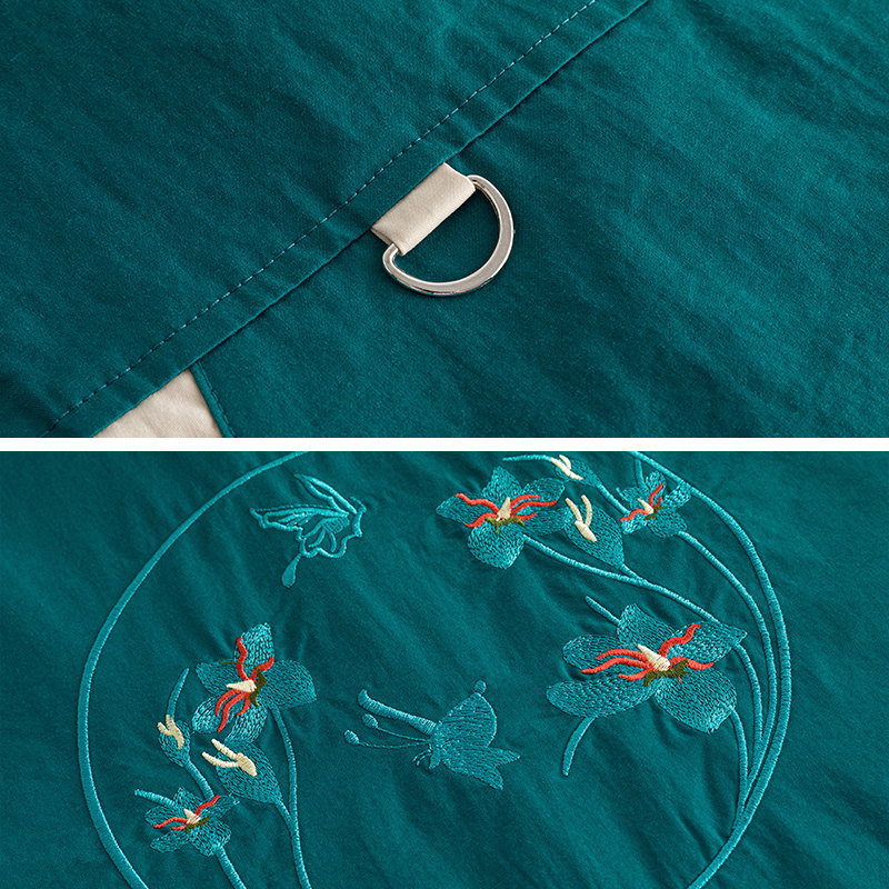 胖妈妈加肥加大码秋冬装高贵风衣 优爱菲中老年女装