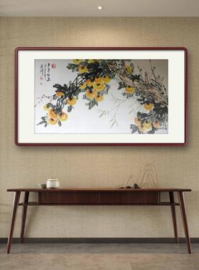 客厅餐厅挂画水墨画手绘真迹