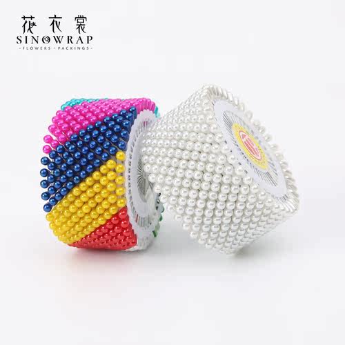 花衣裳彩色大头针珠针针防锈固定针服装立裁针丝带定型针工具材料 - 图0