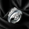 Yangzi Jewelry Unbounded Ring Laokeng Glass Design Jade High-end Ring 9.8