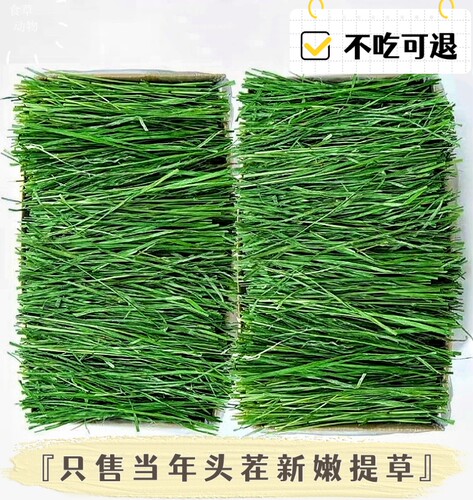 25年烘干提摩西干草段北提兔子用品粮草荷兰猪龙猫磨牙兔粮兔饲料 - 图1