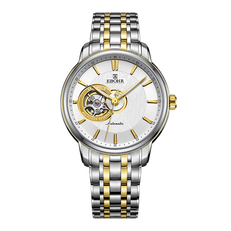 EBOHR依波表手表男官方正品时尚大气防水镂空自动机械男表5070