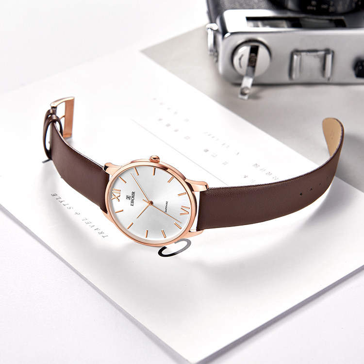 EBOHR依波表官方正品男表简约气质防水女表情侣表ins风5120