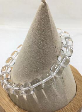 诗情女士白水晶全净体手链