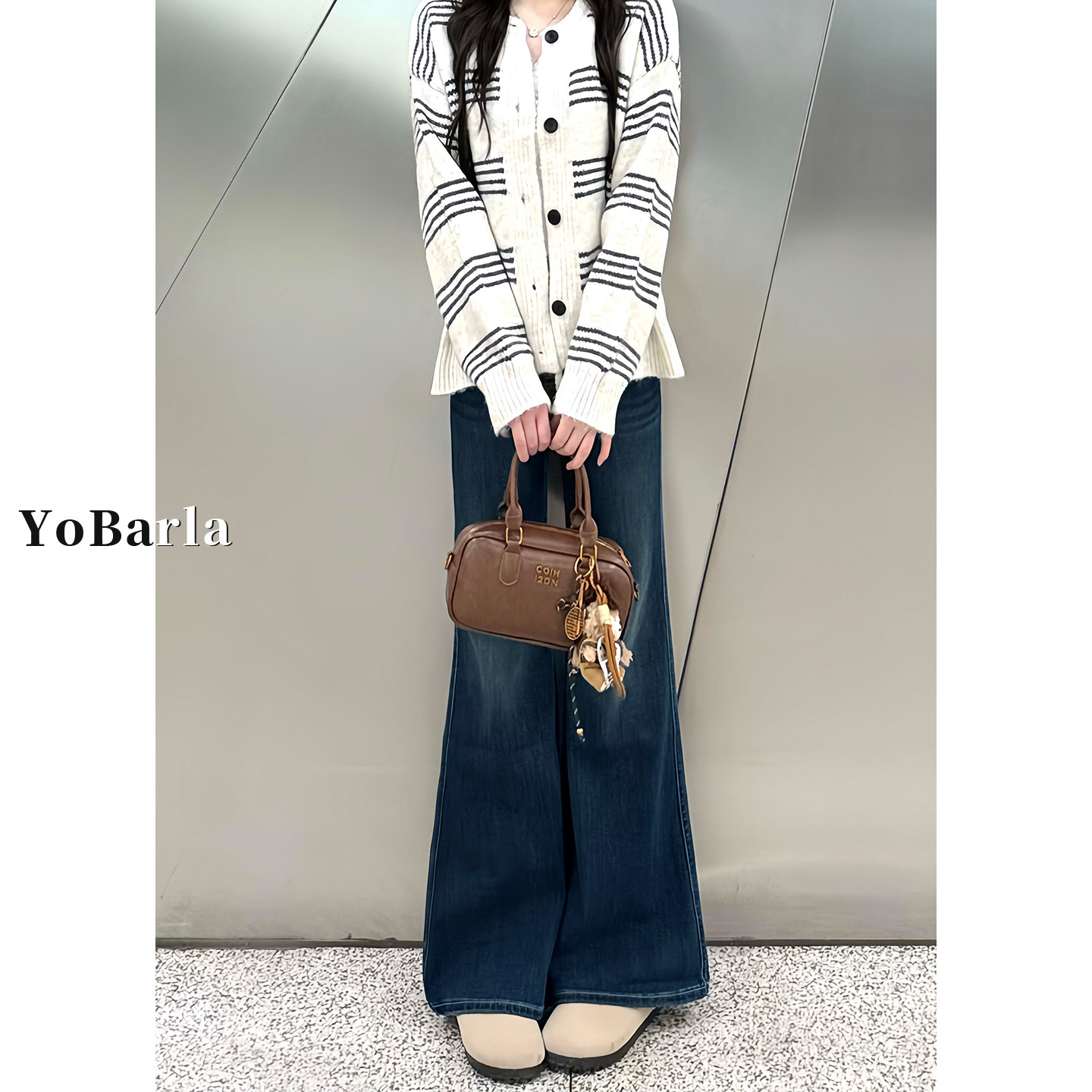 复古蓝不贴腿微喇牛仔裤女冬季加绒胖mm大码梨形身材显瘦喇叭裤子,淘宝优惠券,粉丝福利购,淘宝优惠卷