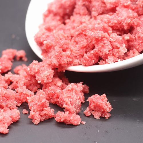 五斤装牛肉末沫泥新鲜碎肉碎牛肉边角料天然自制狗狗湿粮猫粮 - 图1