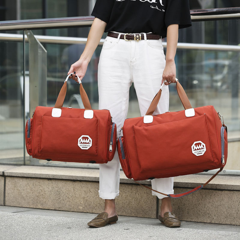 大容量手提男的单肩登机包女待产包 爱丘旅行袋