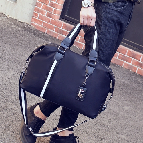 Портативная вместительная и большая мужская сумка для путешествий для отдыха на одно плечо, в корейском стиле