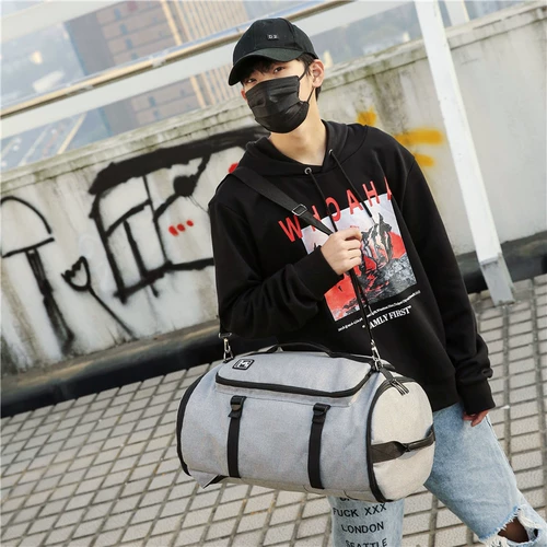 爱丘 Сумка для путешествий, барсетка, вместительная и большая спортивная сумка подходит для мужчин и женщин, надевается на плечо