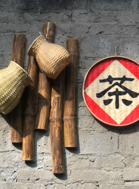 乡村茶文化墙饰普洱茶墙面装饰品