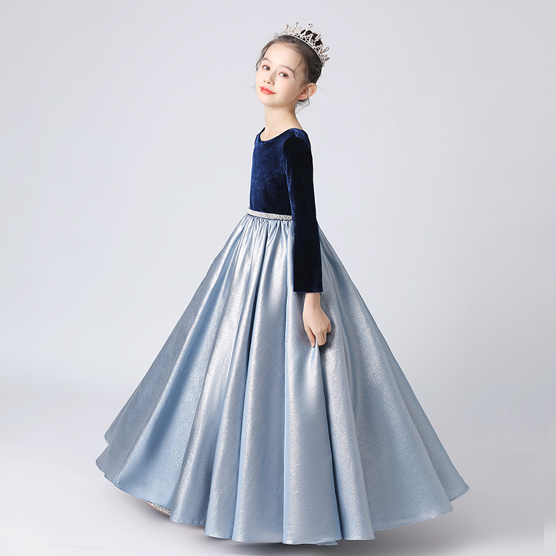 儿童礼服高端钢琴考级演出服小主持人礼服指挥服女童晚礼服公主裙,淘宝优惠券,粉丝福利购,淘宝优惠卷