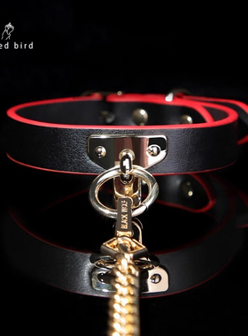 Puppy props 皮质项圈T字女颈链颈带choker项链脖子颈圈