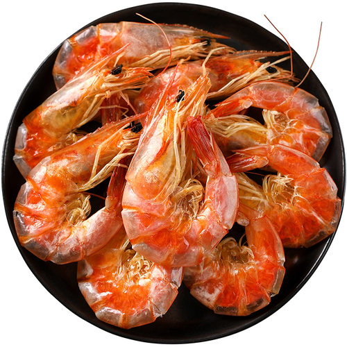 渔食客 即食烤虾干250g活虾炭烤对虾干无盐海鲜干货干虾休闲零食 - 图3