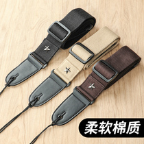 Guitar Harness Guitar Accessories Wood Guitar Folk Guitar Band Shoulder Strap Skew Cross Cotton minimalist for men and women