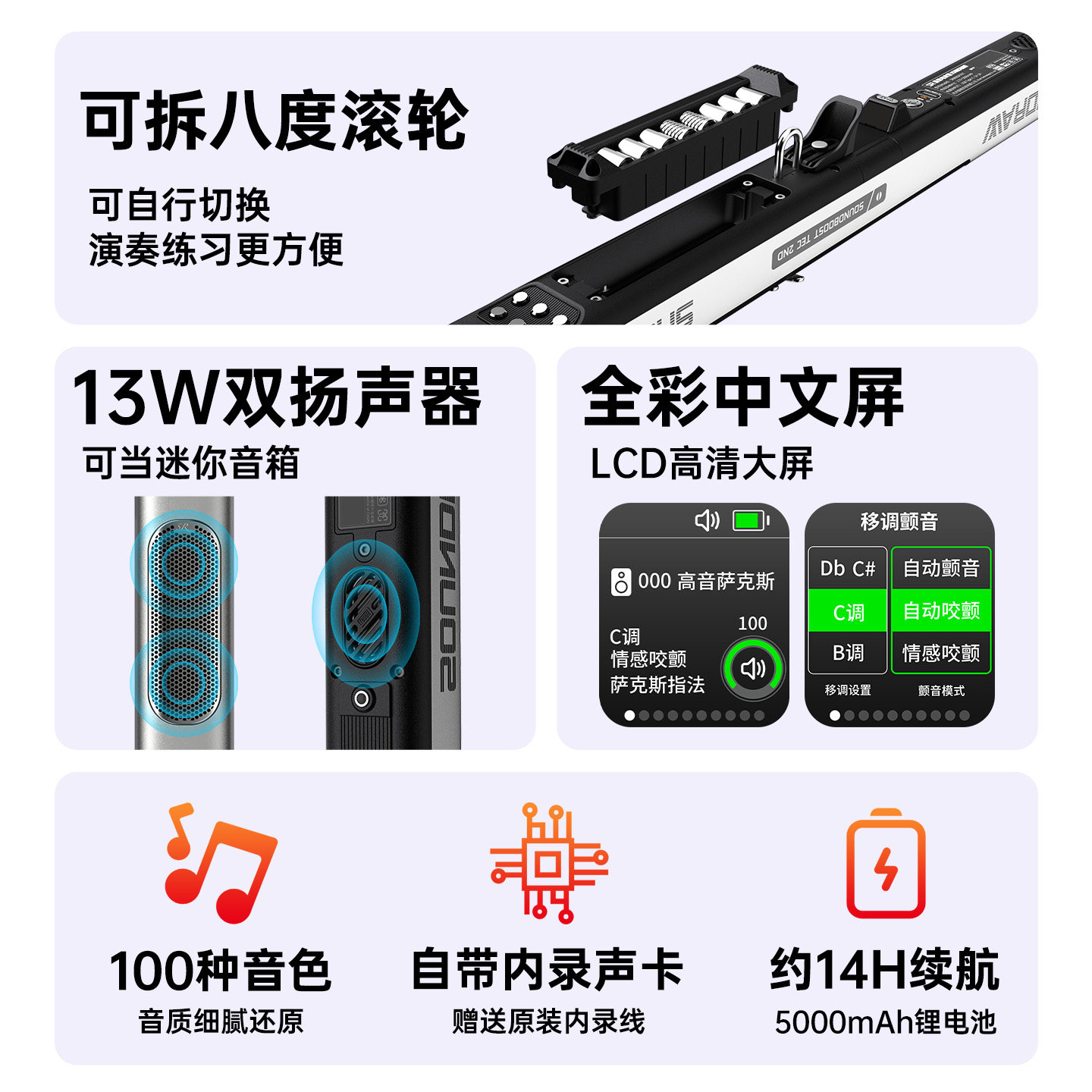 圣锐SR8000电吹管乐器大全中老年初学电子萨克斯官方授权旗舰店