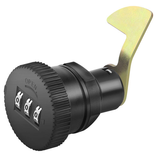 电动车后备箱锁防盗密码锁通用配件电瓶车尾箱锁工具箱锁芯固定扣 - 图3