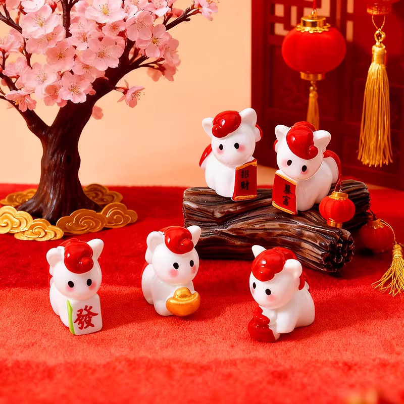 可爱迷你小马摆件新年春节小马萌粒公仔车载桌面卡通手办diy盲袋,淘宝优惠券,粉丝福利购,淘宝优惠卷