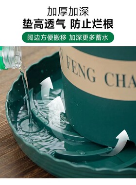 【限购一单！】加厚花盆托盘防烂