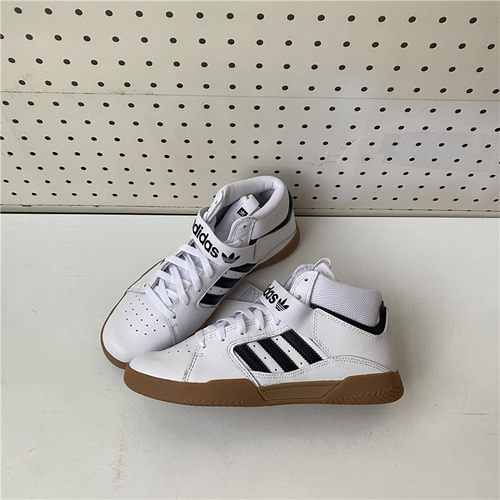 Adidas阿迪达斯男鞋三叶草VRX MID中帮透气休闲板鞋EE6233 - 图0