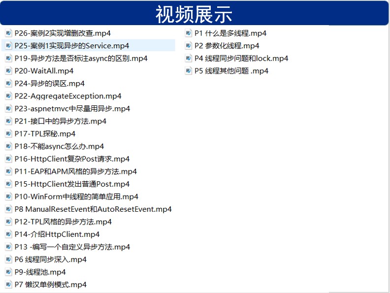 C# 并发编程 上位机 运动控制 机器视觉框架搭建 推荐课程 - 图0