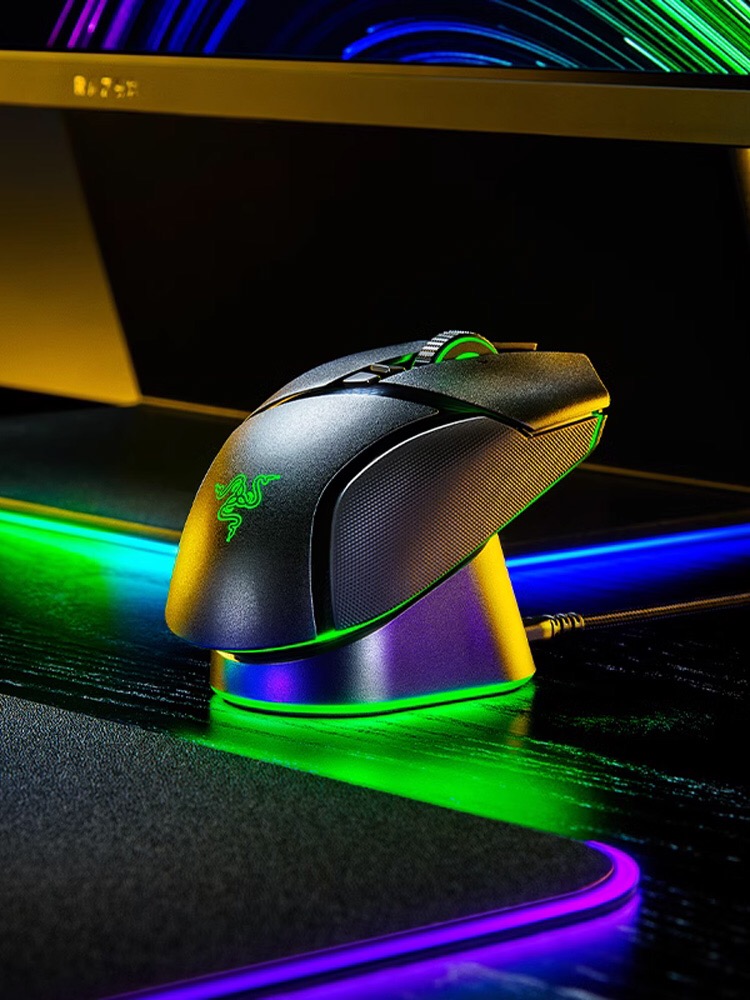 Razer雷蛇巴塞利斯蛇V3pro专业双模无线电竞电脑游戏充电RGB鼠标 - 图3