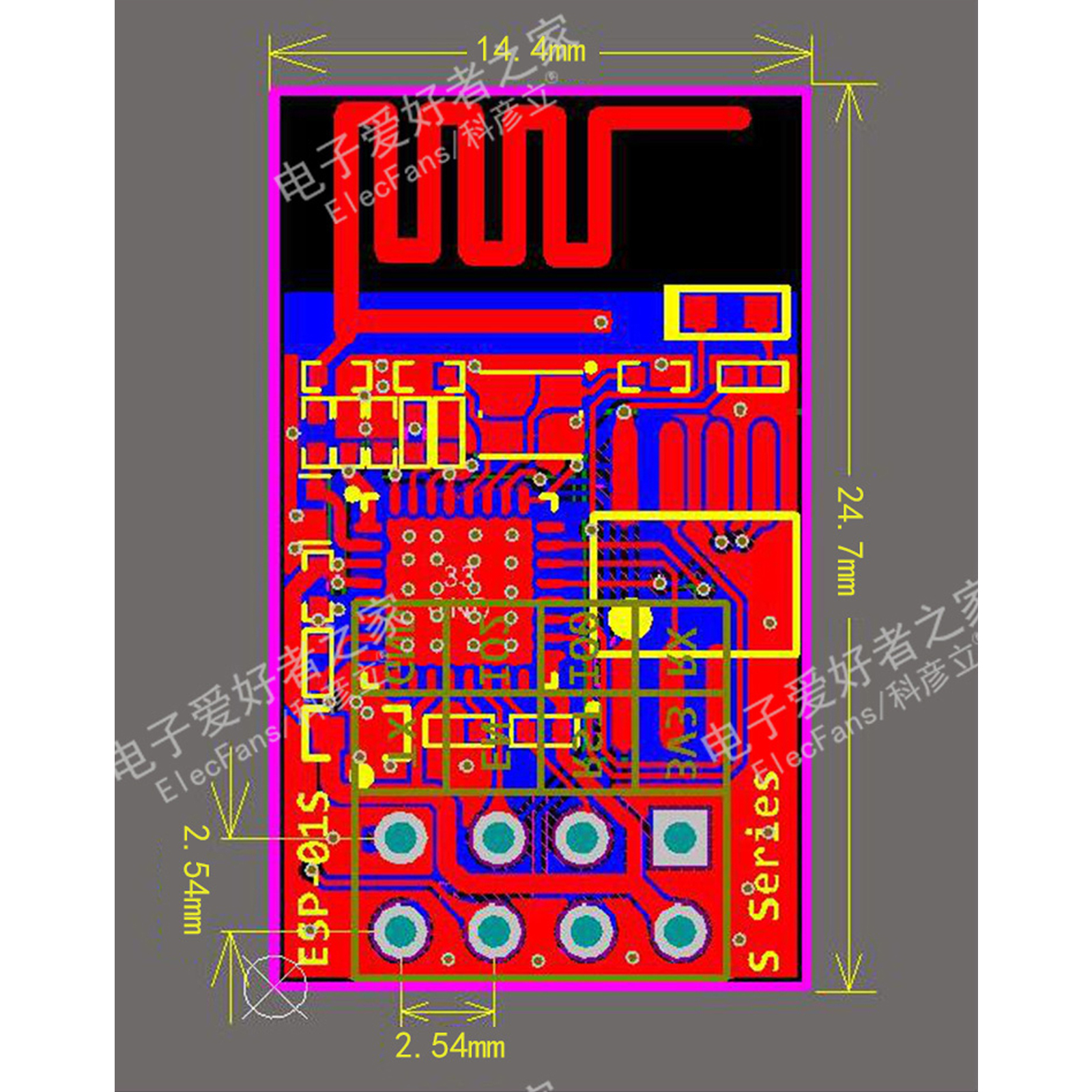 ESP-01S无线模块 ESP8266串口转WIFI模块 工业级 低功耗 无线模块 - 图2