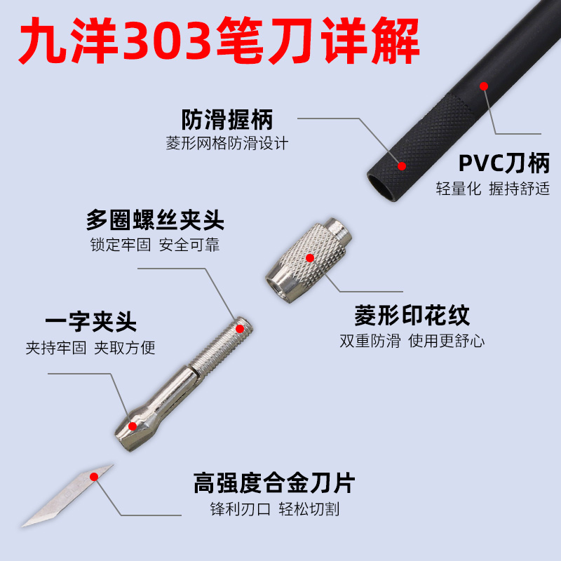 高达模型制作工具 九洋雕刻笔刀 新手军事拼装模型工具